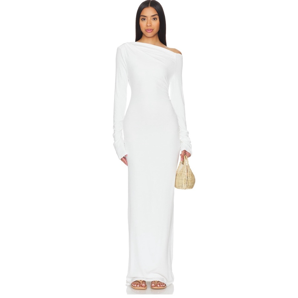Reyna Maxi Dress in White
